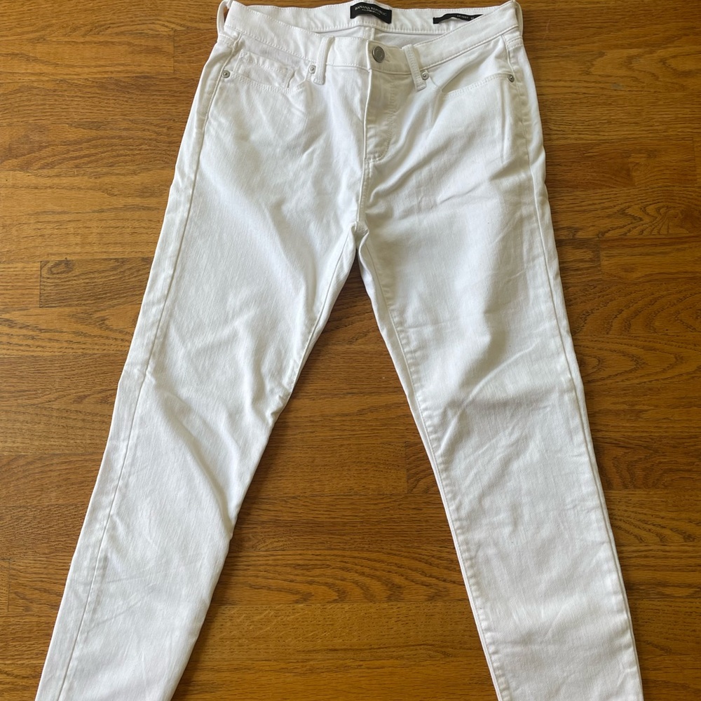 Banana Republic White Denim